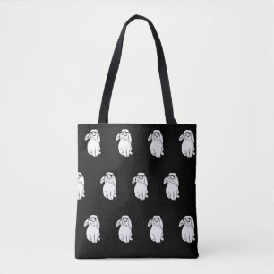 Hipster Rabbit Funny Bunny mit Brille Niedlich Ani Tasche