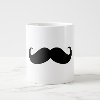 Hipster-Schnurrbart-Tunnel-bohrwagenTasse Jumbo-Tasse