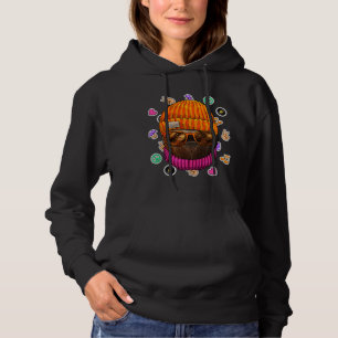 Hipster Sloth Geek Nerd Glasses Animal Liebe Peace Hoodie