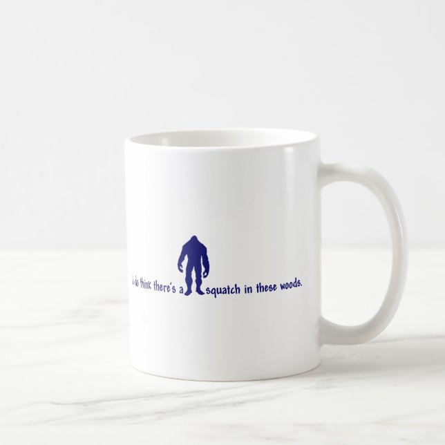 Hipster SQUATCH IN DIESEM HOLZ - Finden von Kaffeetasse (Rechts)