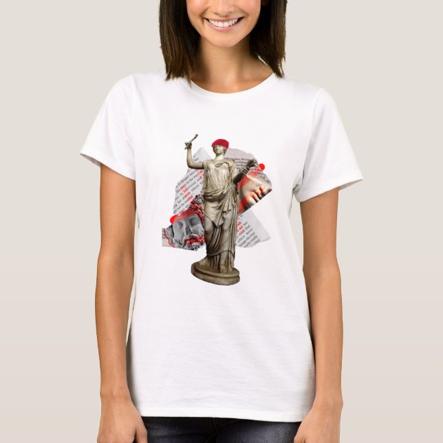 Hipster Statue Women's Basic T - Shirt (Vorderseite)