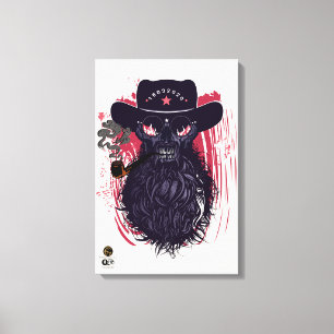 Hipster-Sterbekopf Leinwanddruck