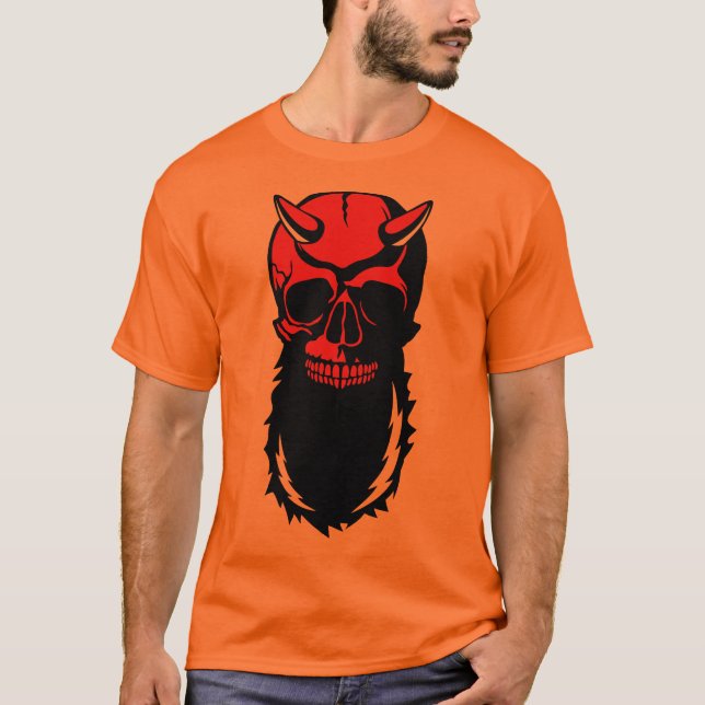 Hipster-Sterbekopf T-Shirt (Vorderseite)