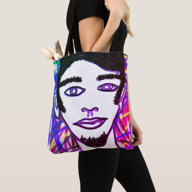 Hipster Steve Funky Cool Bright Graffiti Tasche (Von Nahem)