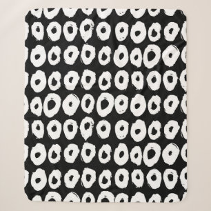 Hipster-Stil-Muster mit Formen wie Donuts in Sherpadecke
