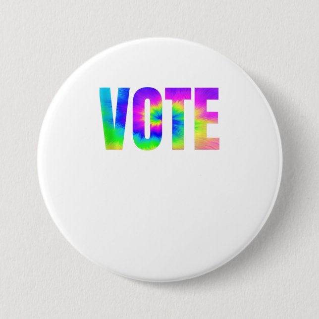 Hipster Stimmerklärung Button (Vorderseite)