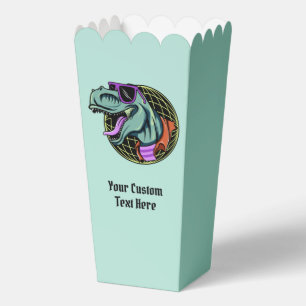 Hipster T-Rex individuelle Name & Farbe Geschenkschachtel