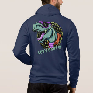Hipster T-Rex individuelle Name Hoodie