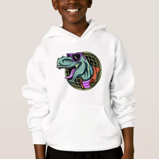 Hipster T-Rex Shirts & Jacken (Vorderseite)