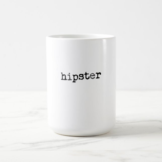 Hipster-Tasse Kaffeetasse (Mittel)
