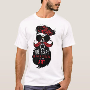 Hipster-Totenkopf ohne Bärenzitat T-Shirt