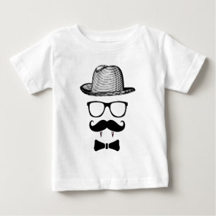 Hipster-Vampir-Gentleman Baby T-shirt