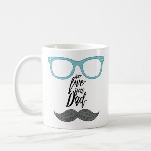 Hipster Vater Benutzerdefiniertes Foto Kaffeetasse