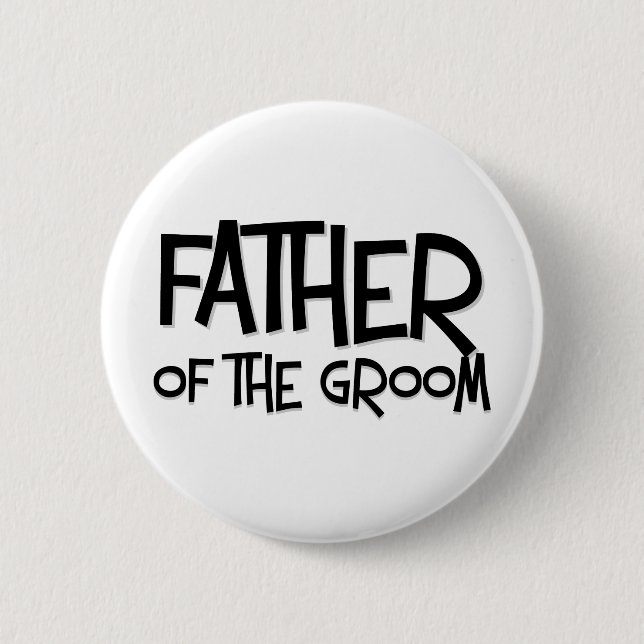 Hipster Vater der Erde Button (Vorderseite)