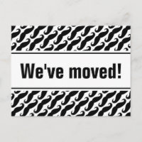 Hipster verschieben Postkarten mit schwarzem Schnu