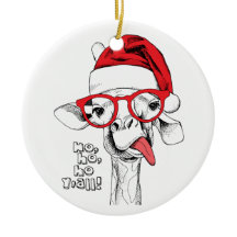 Hipster Weihnachts-Giraffe | Urlaub