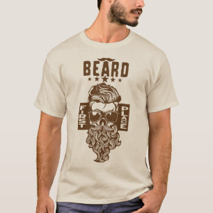 Hipster Zitat First Place Beard Ba T-Shirt