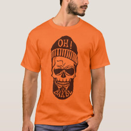 Hipster Zitat Totenkopf Oh der Bartbart 7 T-Shirt