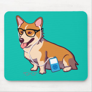 HipsterCorgi Mousepad (ohne Text)