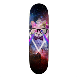 Hipstergalaxiekatze Skateboard