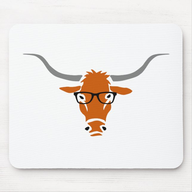 HipsterLonghorn Mousepad (Vorne)