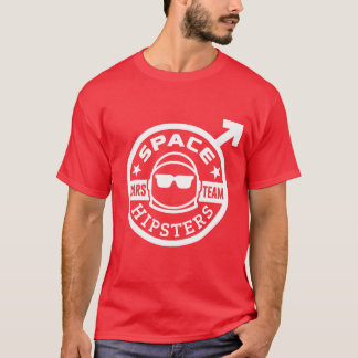 Hipsters® der Raum der Männer Mars-Team-T - Shirt