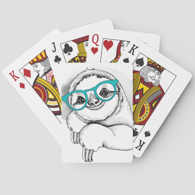 HipsterSloth Spielkarten (Rückseite)