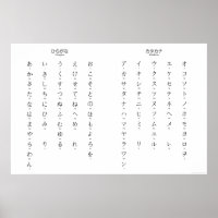 Hiragana Katakana lernt japanische Charaktere