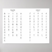 Hiragana Katakana lernt japanische Charaktere