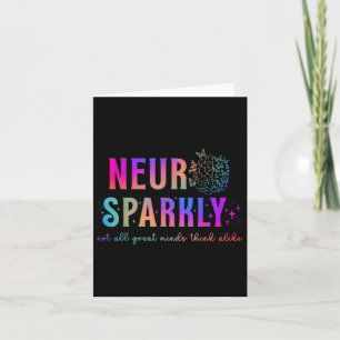 Hirn Neurodivergent Funkelnd Neurodialer Adjud Aut Karte