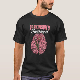 Hirn-PD-Patienten Tulpen Parkinson-Krankheit Krieg T-Shirt