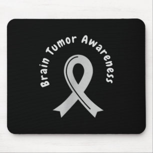 Hirn-Tumor-Bewusstseins-Schleife im Mai tragen gra Mousepad