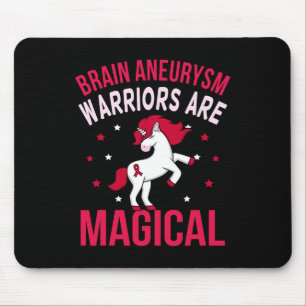 Hirnaneurysma Krieger Magisches Bewusstsein Monat Mousepad