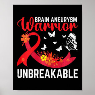 Hirnaneurysma Krieger Unzerbrechliche Chirurgie Aw Poster