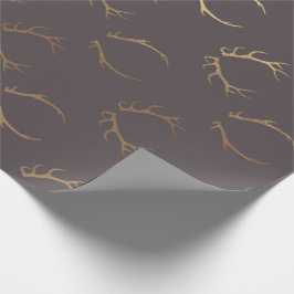 Hirnhorns Brown Gold Chocolate Luxury VIP Geschenkpapier