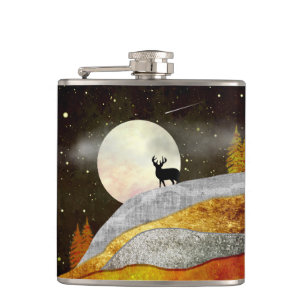 Hirnmoon Landscape Flachmann