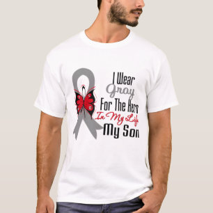 Hirntumor-Band-Held mein Sohn T-Shirt
