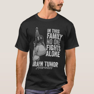 Hirntumor-Bewusstsein Monat Boxhandschuhe grau kan T-Shirt