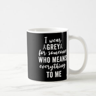 Hirntumor-Bewusstsein T Shirts Gray S Cancer Patie Kaffeetasse