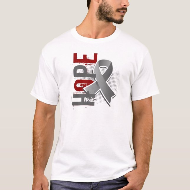 Hirntumor der Hoffnungs-2 T-Shirt (Vorderseite)