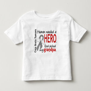 Hirntumor-Himmel benötigte einen Held-Großvater Kleinkind T-shirt