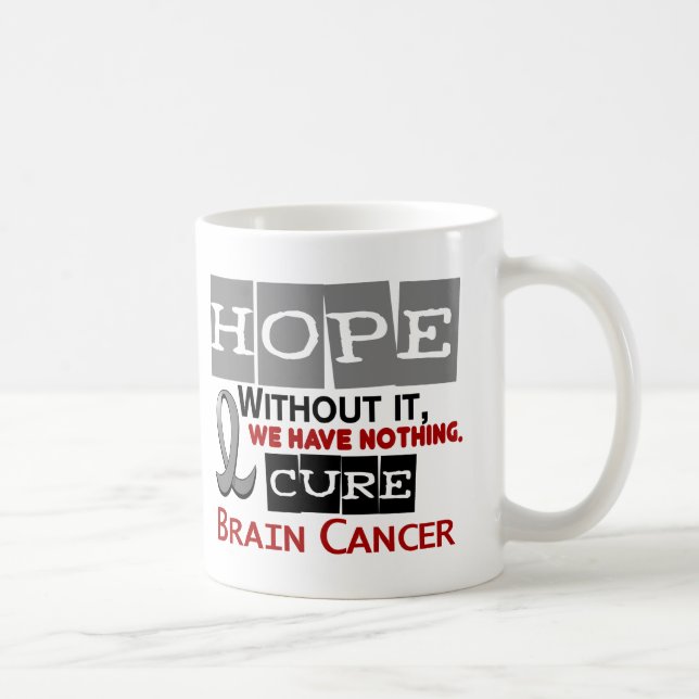 Hirntumor HOFFNUNG 2 Kaffeetasse (Rechts)