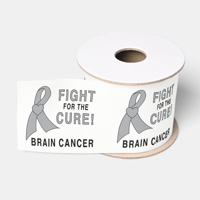 Hirntumor-Kampf für die Heilung 3" Ripsband (Spule)