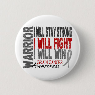 Hirntumor-Krieger Button