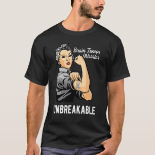 Hirntumor Krieger unzerbrechliche Frauen Hirntumor T-Shirt