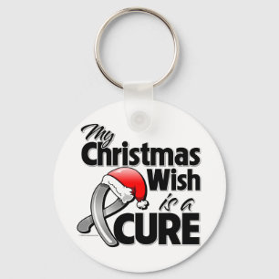 Hirntumor mein Weihnachtswunsch ist- eine Heilung Schlüsselanhänger