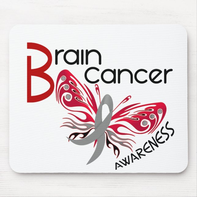 Hirntumor SCHMETTERLING 3 Mousepad (Vorne)