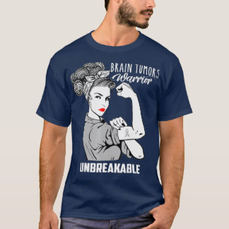 Hirntumoren Krieger Unzerbrechliches Geschenk T-Shirt