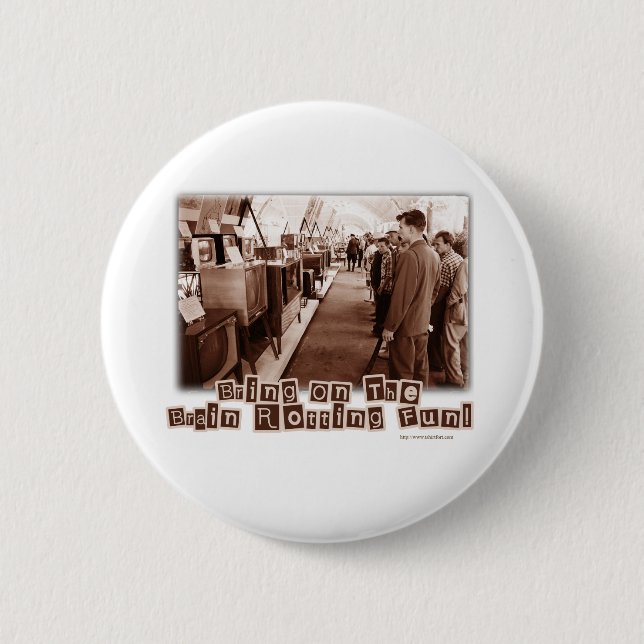 Hirnverrottender Spaß! Button (Vorderseite)