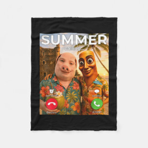 Hirnverrottung John Pork lustiger Sommerurlaub Tun Fleecedecke